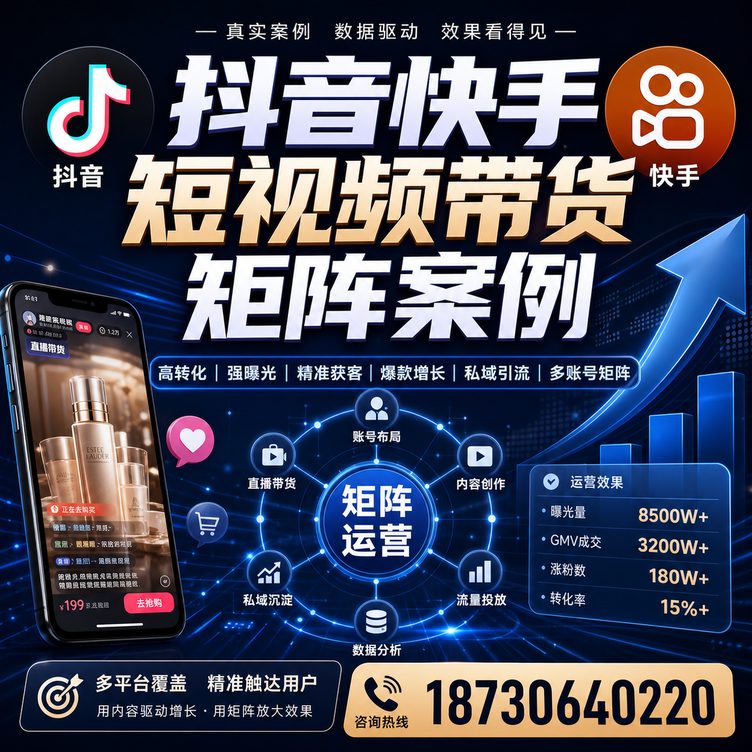 重庆郊县短视频带货团队多平台矩阵自动分发案例